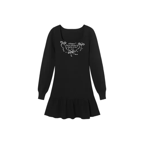 EPTISON WOMAN Длинное платье с длинными рукавами для женщин