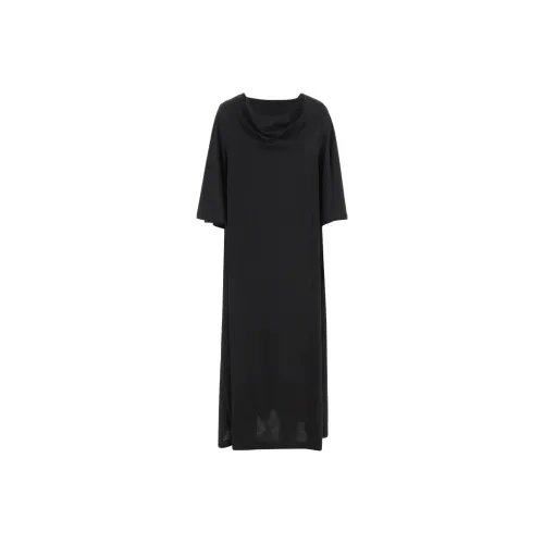 By Malene Birger Черное Женское Короткое Платье с Рукавами