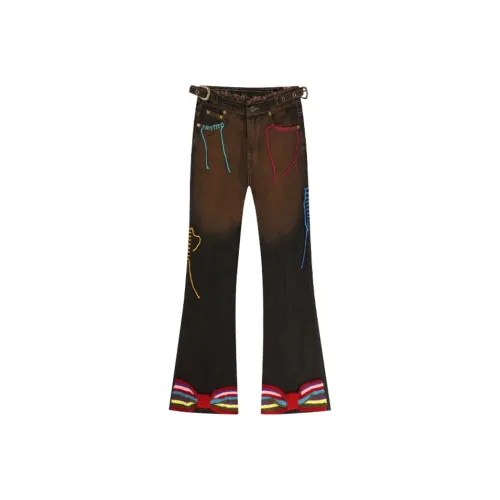 HeartyBite Черные Женские Джинсы