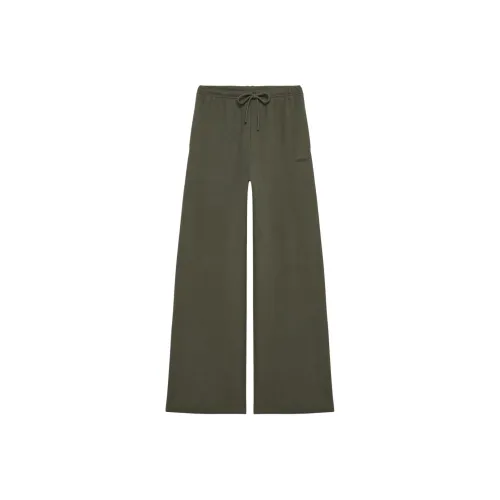 Aritzia Cozy Sweatfleece Mega FlutterTM Sweatpant Вязаные Тренировочные Брюки Женские Темно-оливковый Темно-оливковый