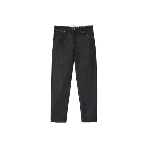 JIL SANDER Женские джинсы угольно-черного цвета