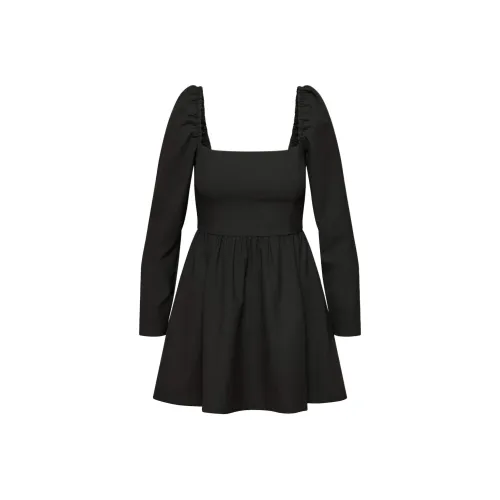 ARITZIA Sunday Best Alexis Платье Длинное с рукавами Женское Черное Черное