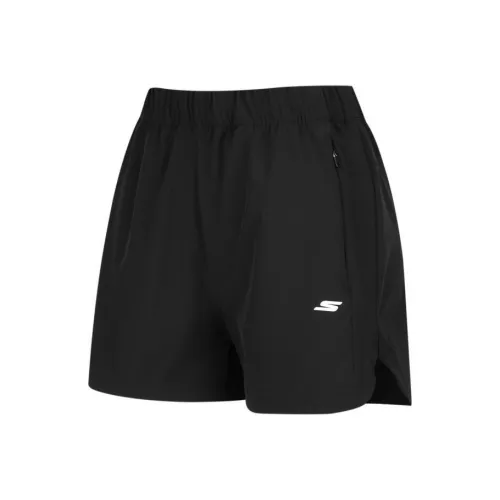 Skechers Basic Sports Series Угольно-черный 0018 Женские Повседневные шорты