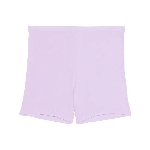 Victoria's Secret Розовый Ребристый Модал Велосипед Шорты PASTEL Сиреневый Повседневные шорты Женские Светло-фиолетовый