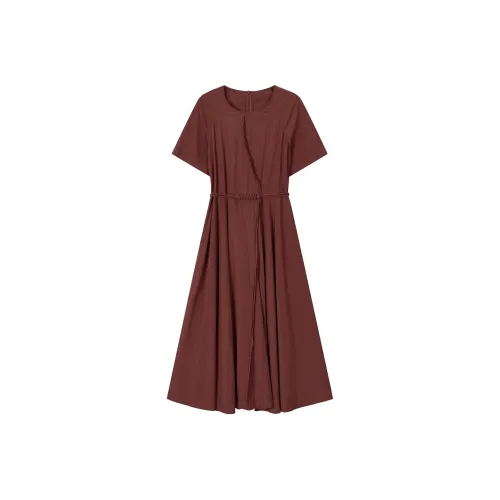 Лето будет проведено после ужина. Короткий рукав платье женское