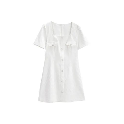 Love To Serve Короткий рукав Платье Женское