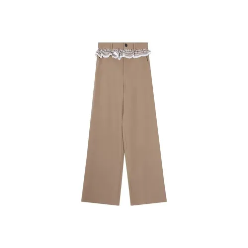 PLAY BUSH Повседневные брюки Женские Хаки