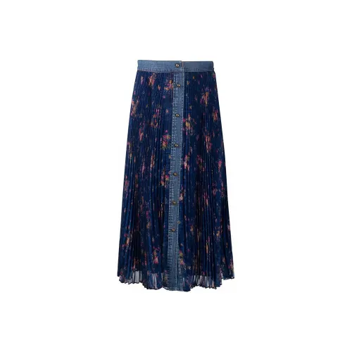 PHILOSOPHY DI LORENZO SERAFINI Юбка Женская Синяя