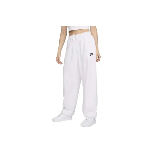 Nike Sportswear Club Флис Вязаные Тренировочные Штаны Женские Белые