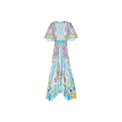 Maje Короткий рукав Платье Женское Многоцветное