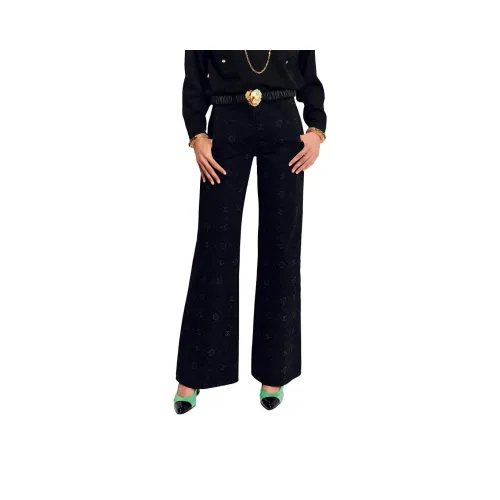 CHANEL SS23 Джинсы Женские Черные