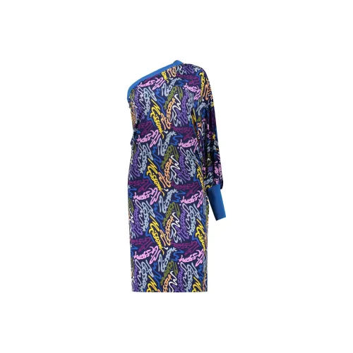 M Missoni Синий Женские Длинные Платья с Рукавами