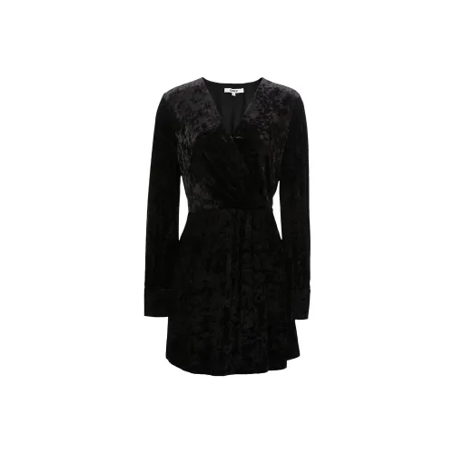 Only E39 Стильный черный Женские Длинные Платья с рукавами