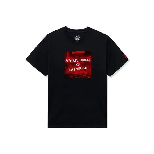 ANTI SOCIAL SOCIAL CLUB WWE Collaboration Черная Унисекс Футболка