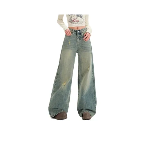 BEAR UNION Женские джинсы синие