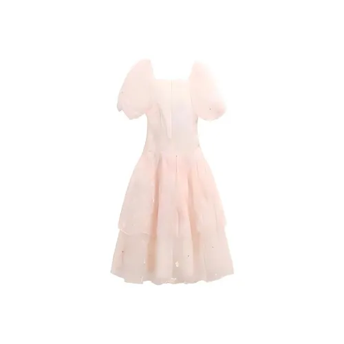 Lookinto Короткий рукав Платье Женское