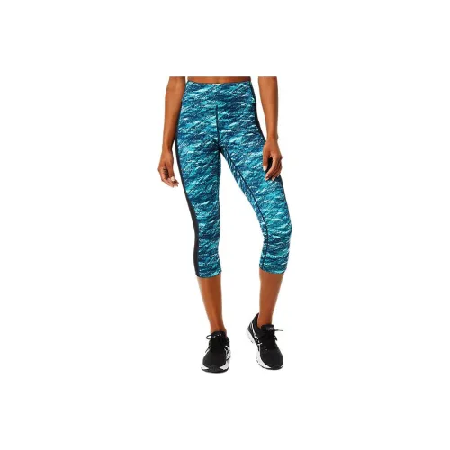 Asics KATE POCKET CAPRI Leggings Женские Blue