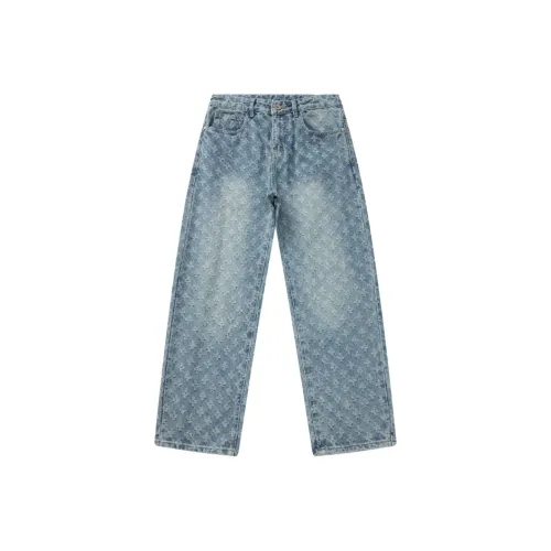 UKTK Синий Мужской Джинсы