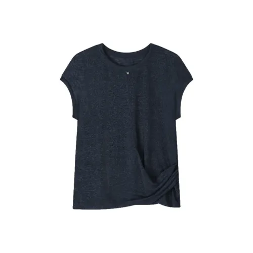 IHIMI T-рубашка Женская Темно-синяя