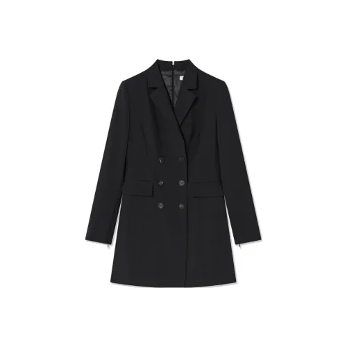 COVERINS Длинное платье с длинным рукавом женское черное