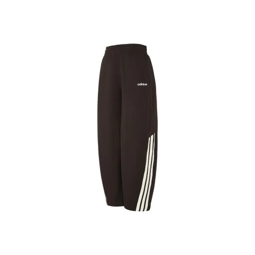 Adidas Sportlife Коричневые Женские Вязаные Тренировочные Брюки