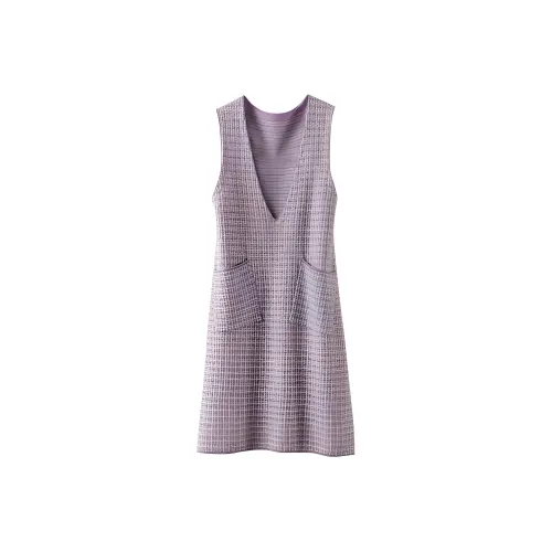 MAIGRE SIMHAT Без рукавов Платье Женское Розовое Белое