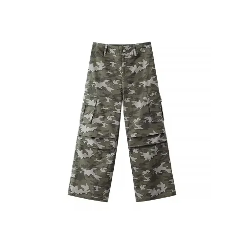 POPO.INFO Карго-брюки Унисекс Камуфляж