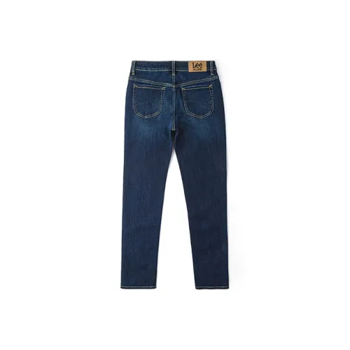 Lee Темно-синие Женские Джинсы