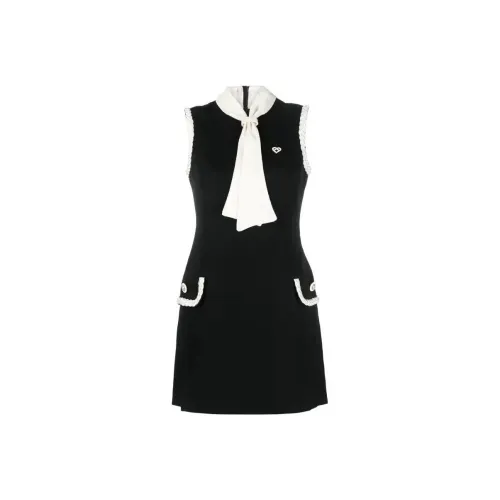 CASABLANCA Черное Женское Платье без рукавов