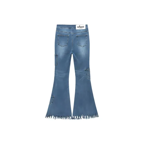 CHUU Джинсовый синий Женские джинсы