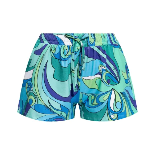 MOSCHINO Повседневные шорты женские синий