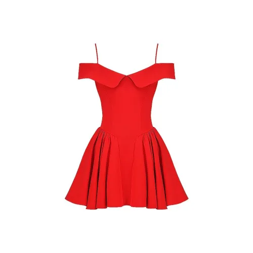 HOUSE OF CB ELIDA Slip Платье Женское Красное