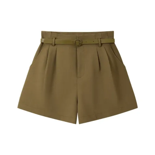 Шорты Pit Casual Женские Армейский Зеленый