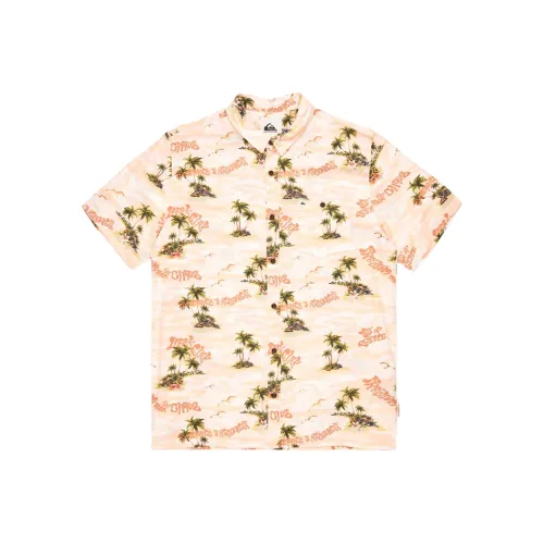 Quiksilver Safe Paradise Рубашка Мужская Персиковая