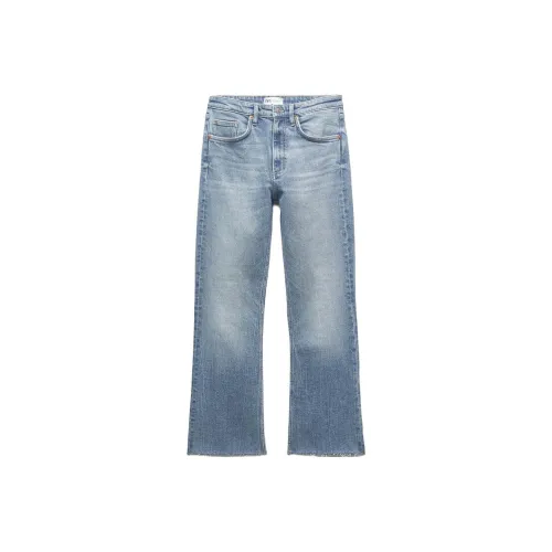 ZARA Синие Женские Джинсы