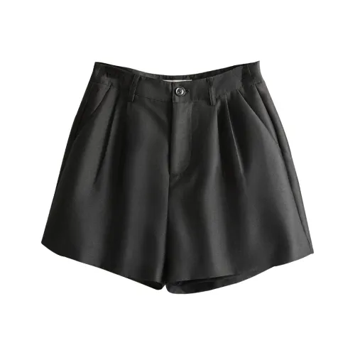 Cypress House Повседневные шорты Женские Черные