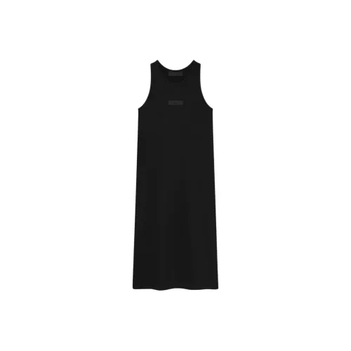 Fear of God Essentials SS24 Drop2 WOMEN'SS Tanktop Платье Без рукавов Платье Женские Глубокий черный Глубокий черный