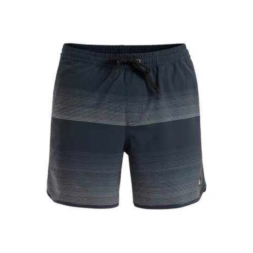 Quiksilver Черный Морской Синий Мужские Плавательные Шорты