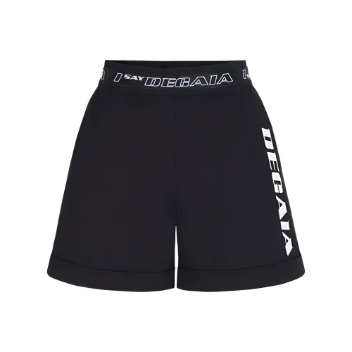 DEGAIA Повседневные шорты женские черные