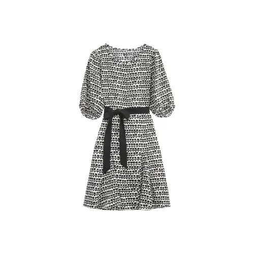 MISTVB Короткий рукав Платье Женское Многоцветное