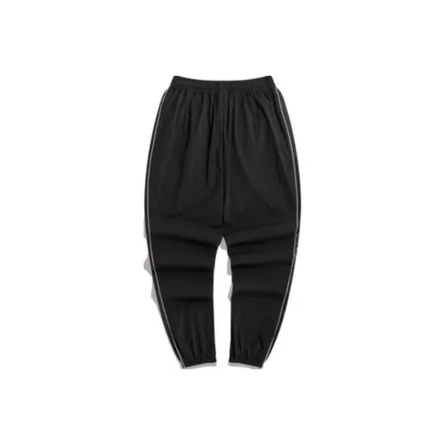 XTEP Вязаные спортивные брюки женские глубокий черный