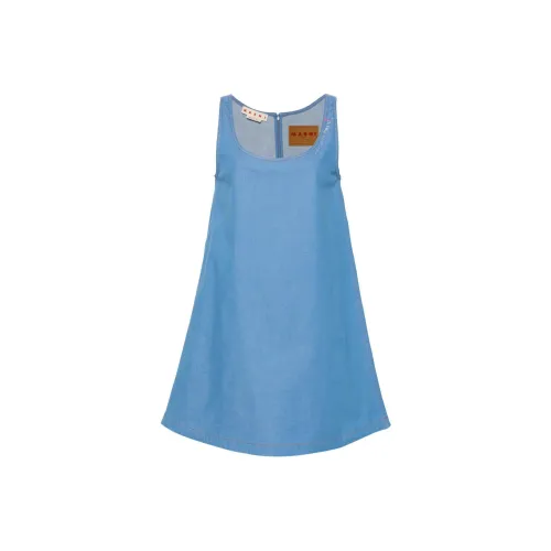 MARNI Без рукавов Платье Женское Синее