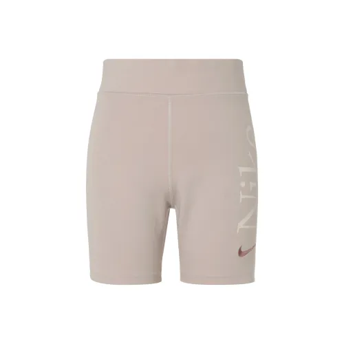 Nike Sportswear Classic Casual Шорты Женские Серый Фиолетовый