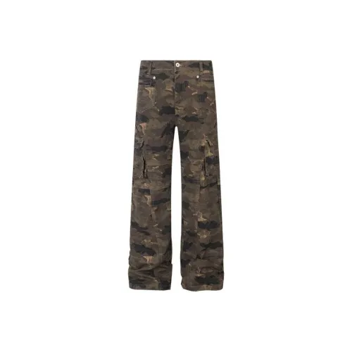 DanerWang Карго Брюки Женские Камуфляж