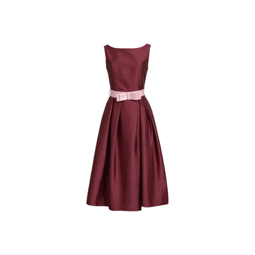 LIZZY Без рукавов Платье Женское Фуксия