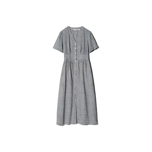 UNIQLO Comptoir des Cotonniers Collaboration SS25 Короткий рукав Платье Женское