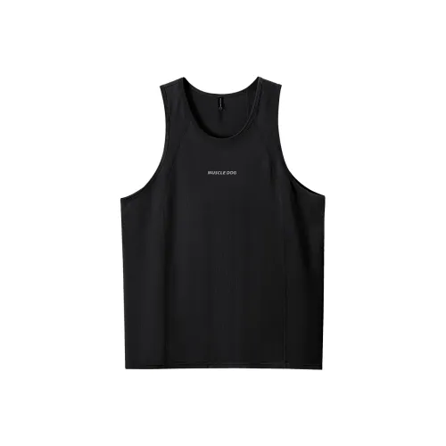 Muscle Dog Топ без рукавов Мужской Черный
