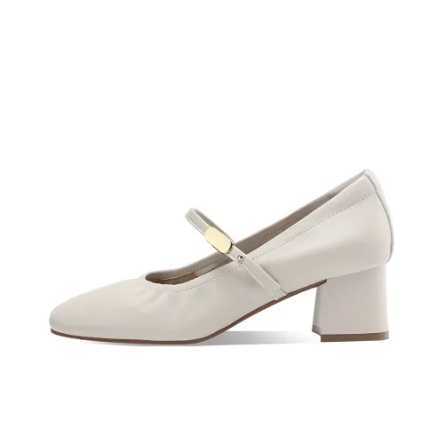 BOERDIQI Грубый каблук Мэри Джейн туфли 4,9 см женские