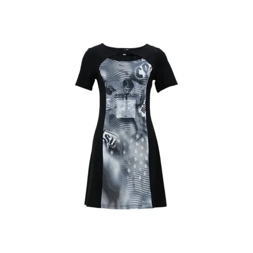 MASFER.SU Короткий рукав Платье Женское Черное