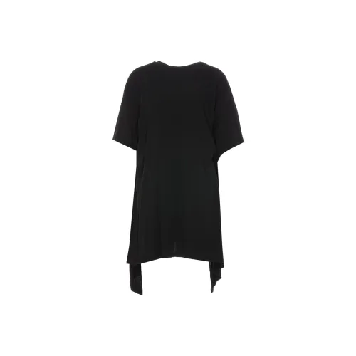 MM6 Maison Margiela Черные Женские Короткие Платья с Рукавами